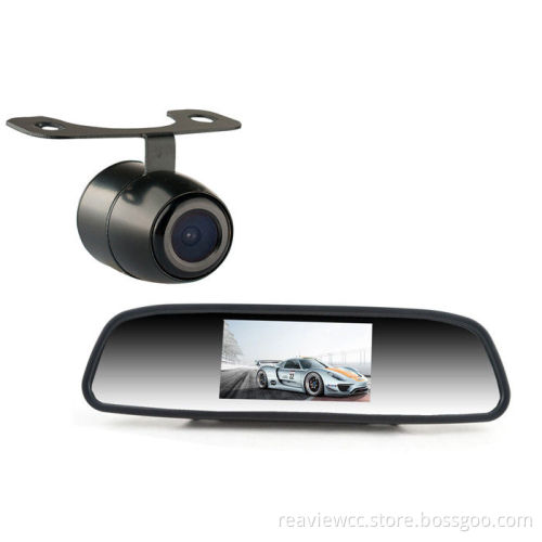 12V Universal Waterproof Reversing Camera With Butterfly Bracket